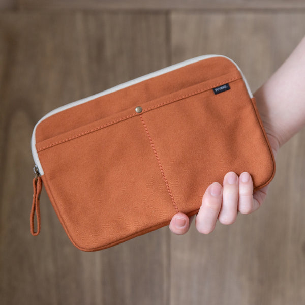 A6 Size Canvas Utility Pouch by Yuyake | Made in Japan