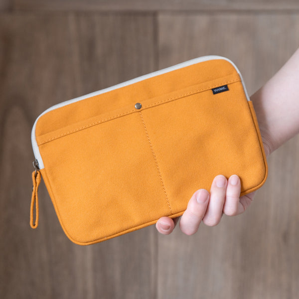 A6 Size Canvas Utility Pouch by Yuyake | Made in Japan