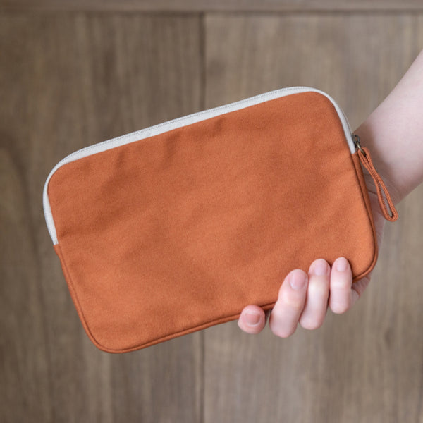A6 Size Canvas Utility Pouch by Yuyake | Made in Japan