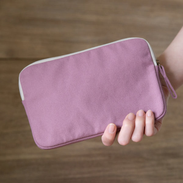 A6 Size Canvas Utility Pouch by Yuyake | Made in Japan
