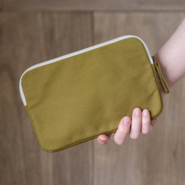 A6 Size Canvas Utility Pouch by Yuyake | Made in Japan