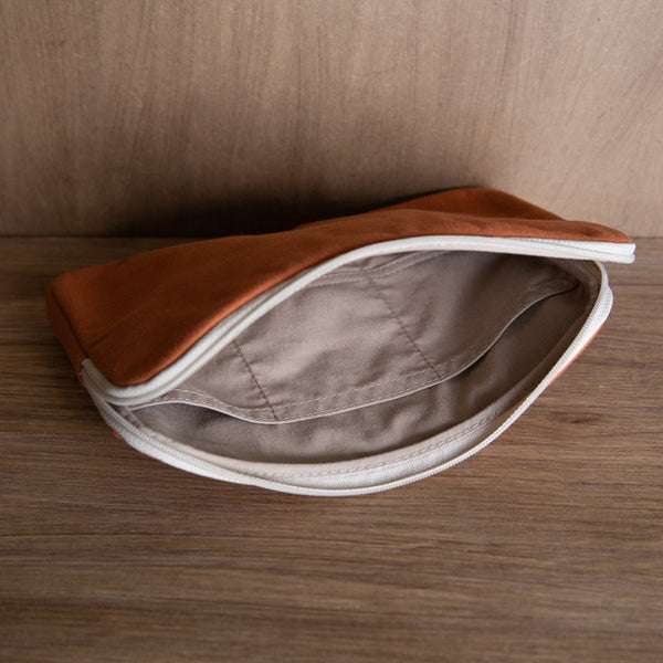 A6 Size Canvas Utility Pouch by Yuyake | Made in Japan