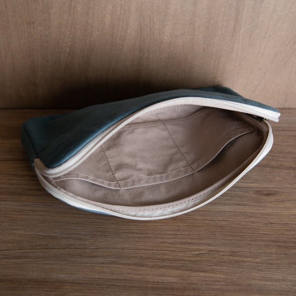 A6 Size Canvas Utility Pouch by Yuyake | Made in Japan