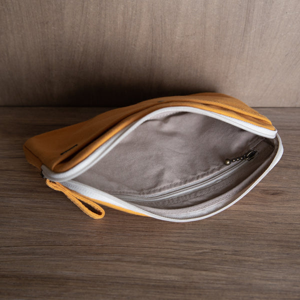 A6 Size Canvas Utility Pouch by Yuyake | Made in Japan