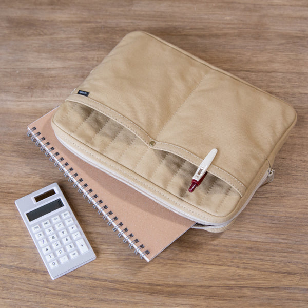 A5 Size Canvas Utility Pouch by Yuyake | Made in Japan