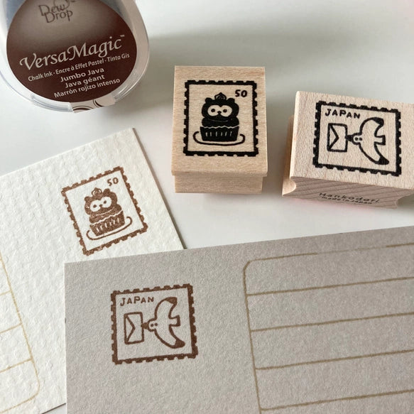 Hankodori はんこどり 5019 - Stationery Letter and Diary series - Full Rubber Stamp Set