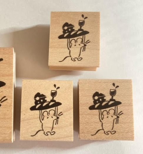 Hankodori はんこどり 0349 - Mouse At Party