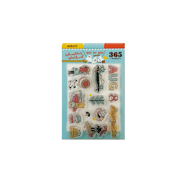 Sakuralala - 365 : August 2023 | Clear Stamp Set Day By Day Series