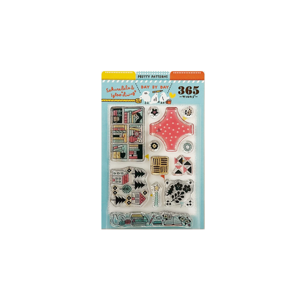 Sakuralala - 365 : Pretty Patterns | Clear Stamp Set