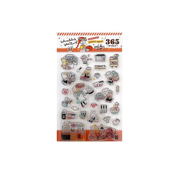 Sakuralala - 365 : Today's Menu | Clear Stamp Set