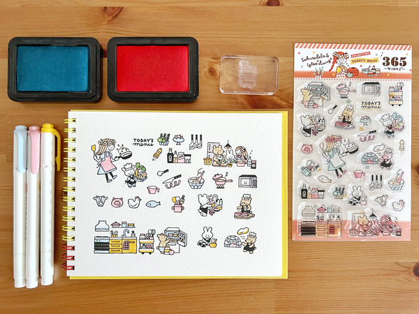 Sakuralala - 365 : Today's Menu | Clear Stamp Set