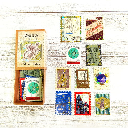 Shinzi Katoh Sticker Flakes - Gauche the Cellist