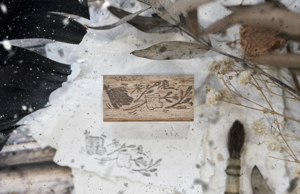 Black Milk Project Rubber Stamp Birds Series II - Birds Ornate BMP155