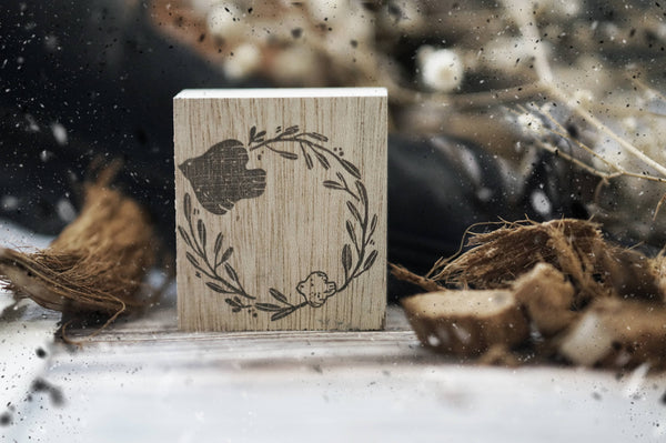 Black Milk Project Rubber Stamp - Birds Series II Wreath BMP153