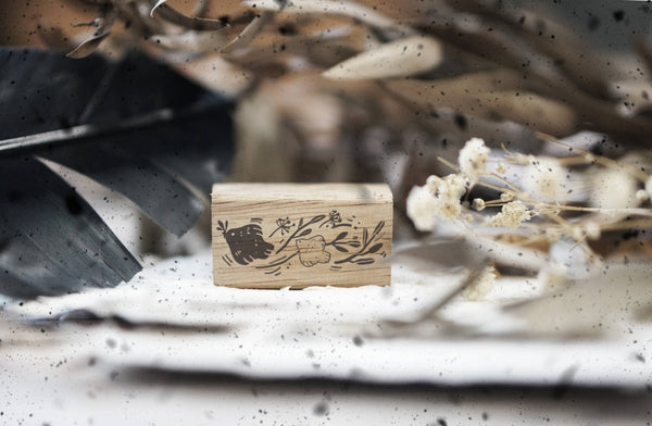 Black Milk Project Rubber Stamp Birds Series II - Birds Ornate BMP155