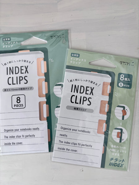 Midori Slim Index Clip - Copper