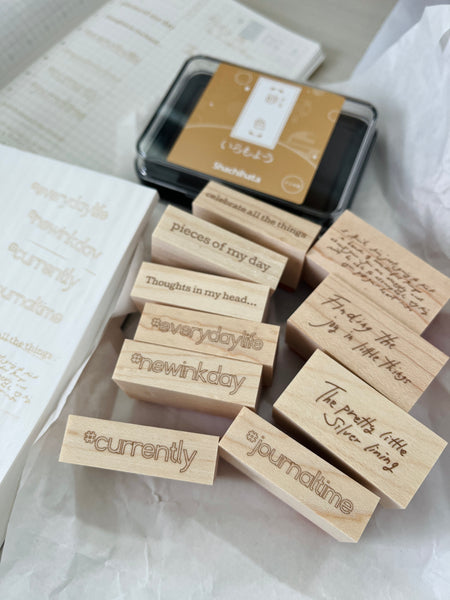 Journaling Rubber Stamps - The Stationery Selection Original Rubber Stamp