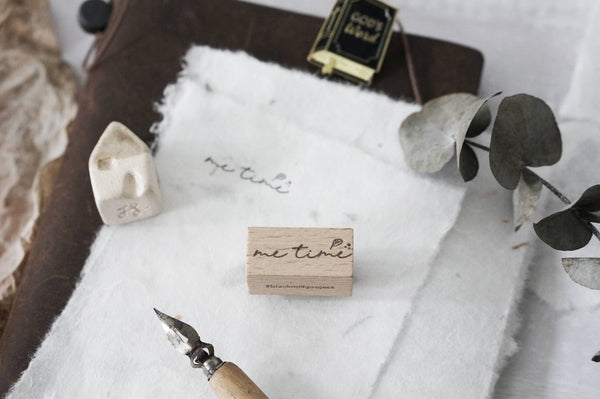 Black Milk Project Rubber Stamp - Me Time Series- Mini Word BMP162
