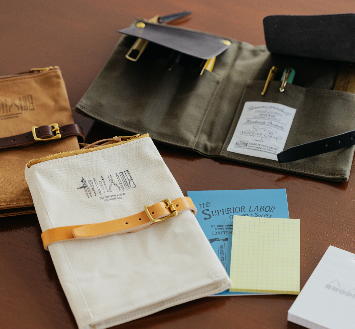 2026 PRE-ORDER The Superior Labor Paraffin Canvas Pen Case – The