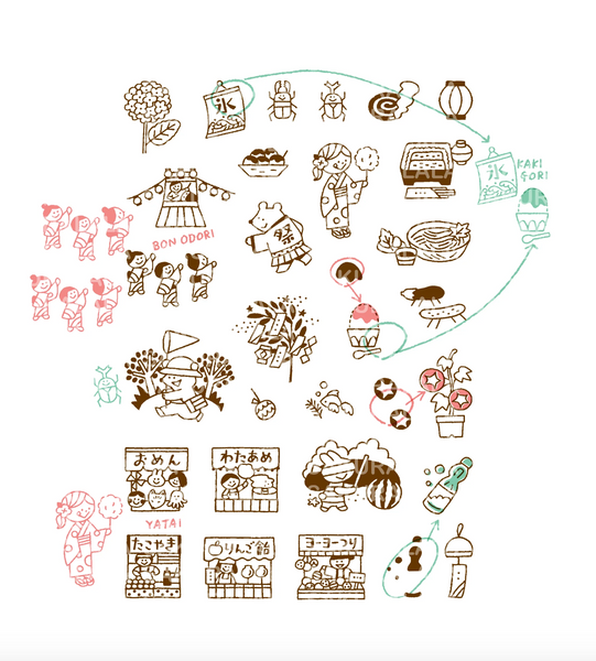 Sakuralala - 365 : Nippon - Natsu | Clear Stamp