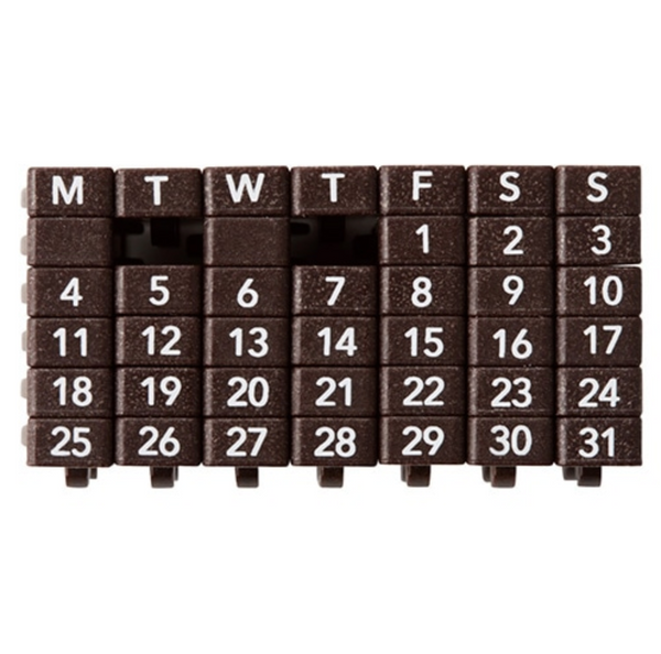 Perpetual Calendar Rubber Stamp Shachihata