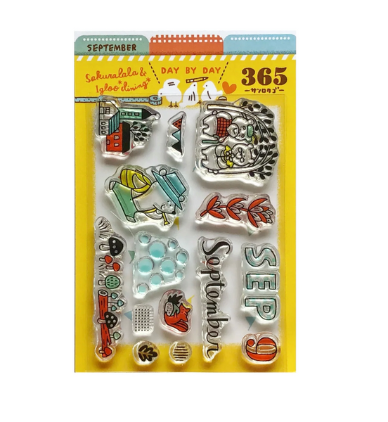 Sakuralala - 365 : September | Clear Stamp Set Day By Day Series