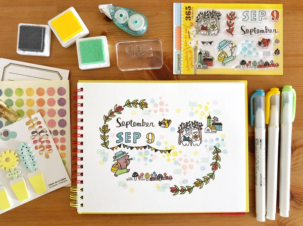 Sakuralala - 365 : September | Clear Stamp Set Day By Day Series