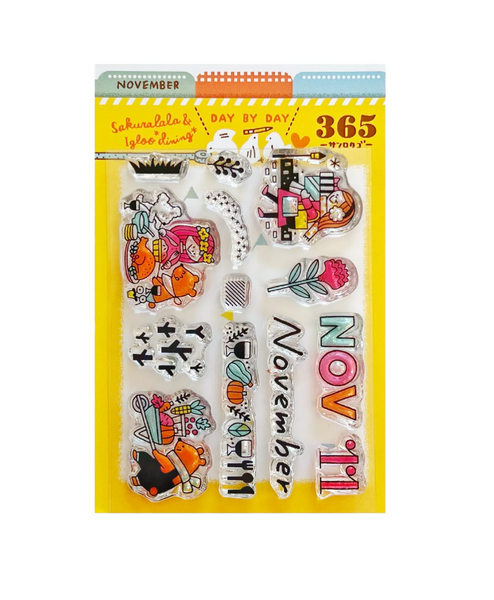 Sakuralala - 365 : November | Clear Stamp Set Day By Day Series