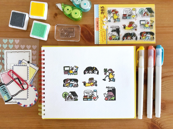 Sakuralala - 365 : My Day | Clear Stamp Set Day By Day Series