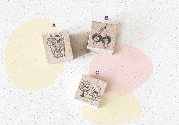 Black Milk Project Summer Fruities Series Rubber Stamps