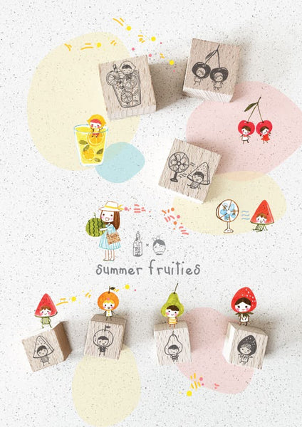 Black Milk Project Summer Fruities Series Rubber Stamps