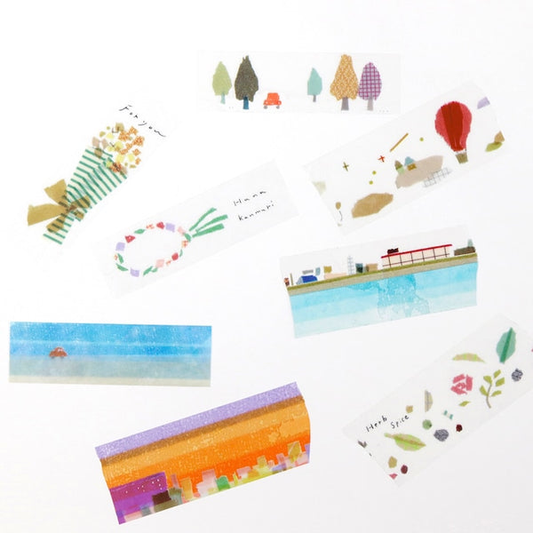 Tamura Miki - Keshiki - Clear Masking tape 15mm