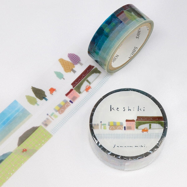 Tamura Miki - Keshiki - Clear Masking tape 15mm