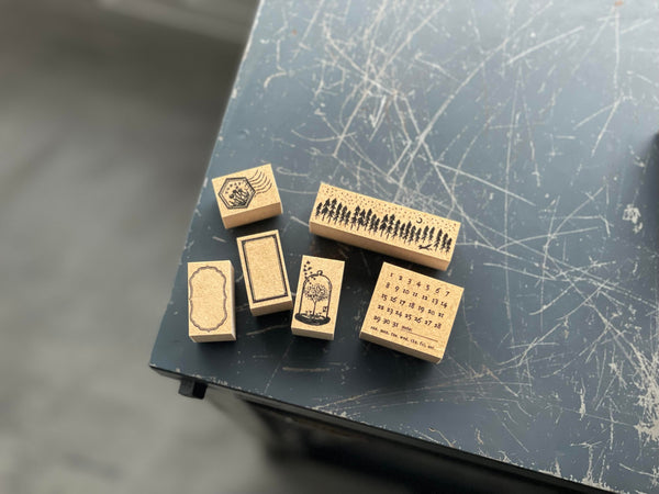 OEDA Letterpress - Rubber Stamp Set - Journal