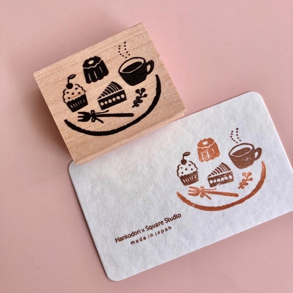 Hankodori はんこどり 0234 - Dessert Plate | Collaboration with Square Studio