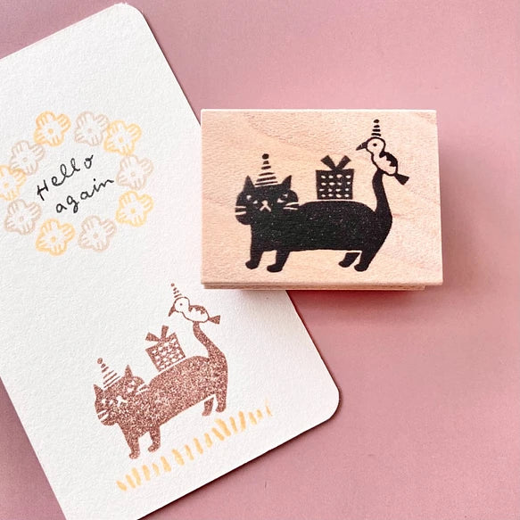 Hankodori はんこどり 0232 - Cats,Birds andGifts(small)