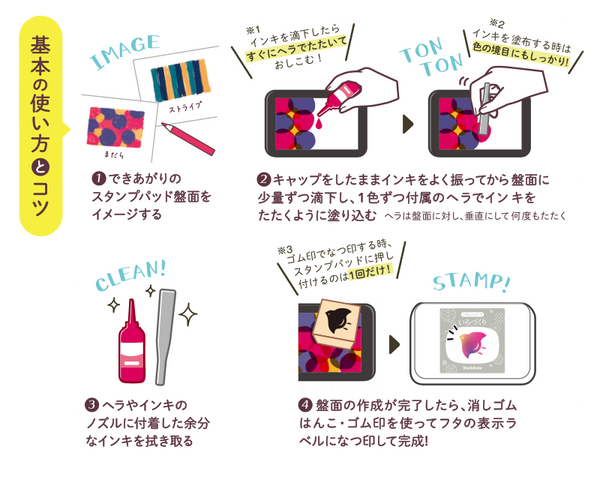 Shachihata Ink for Irozukuri & Iromoyo series (Create Your Own Stamp Pad)