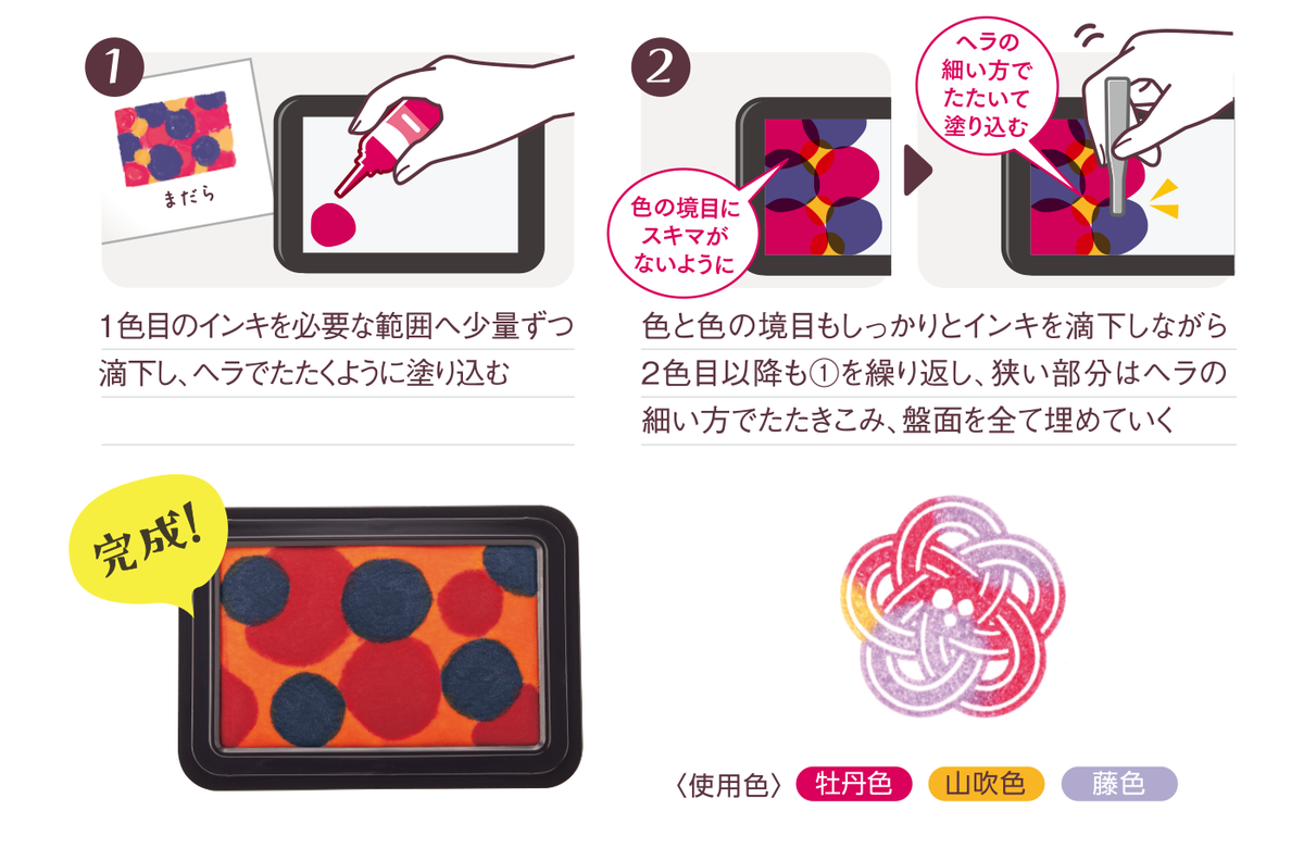 Shachihata Ink for Irozukuri & Iromoyo series (Create Your Own Stamp P –  The Stationery Selection