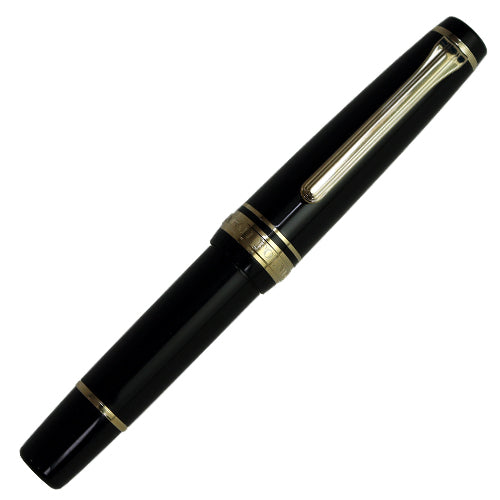 SAILOR Fountain Pen Professional Gear Slim Mini Gold Fountain Pen - Black - Fine(11-1303-220)