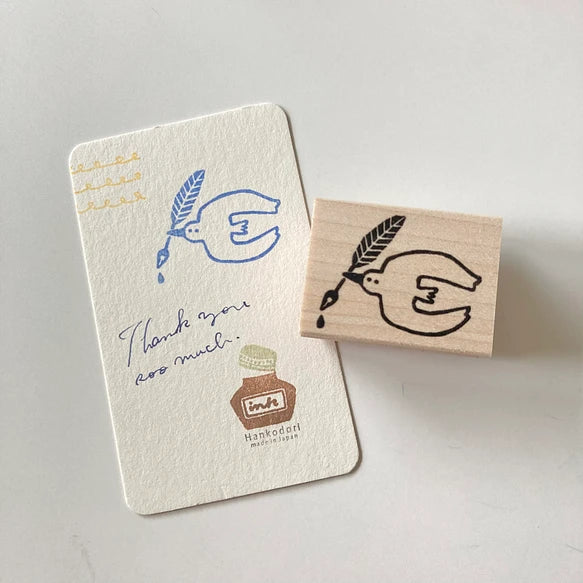 Hankodori はんこどり 0263 - Quill penand bird(Large)