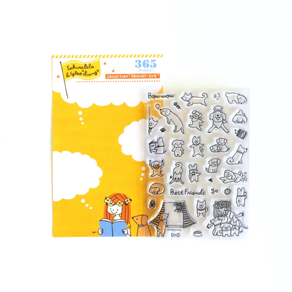 Sakuralala - 365 : Friends - Dog | Clear Stamp Set