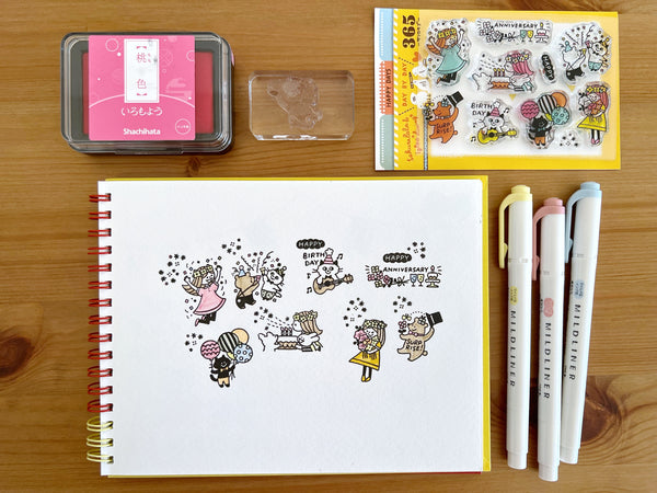 Sakuralala - 365 : Happy Days | Clear Stamp Set