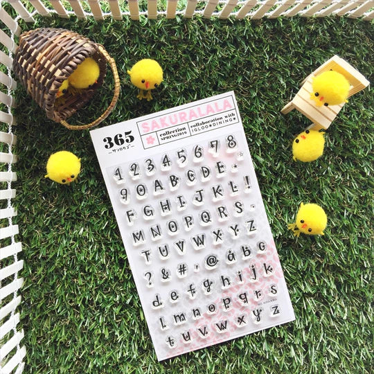 Sakuralala - 365 : Kira Kira | Clear Stamp Set