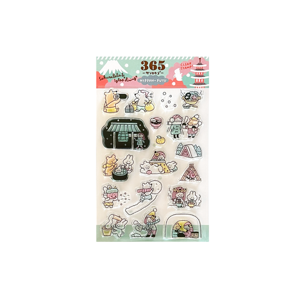 Sakuralala - 365 : Nippon - Fuyu | Clear Stamp Set