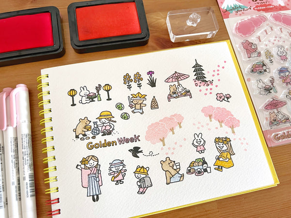 Sakuralala - 365 : Nippon - Haru | Clear Stamp Set