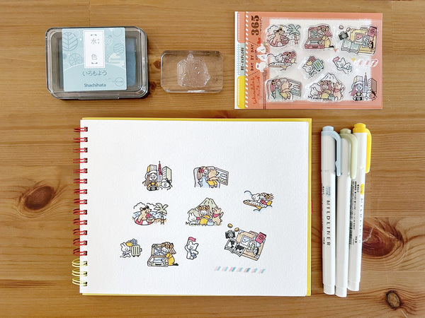 Sakuralala - 365 : Re-Explore | Clear Stamp Set Day By Day Series