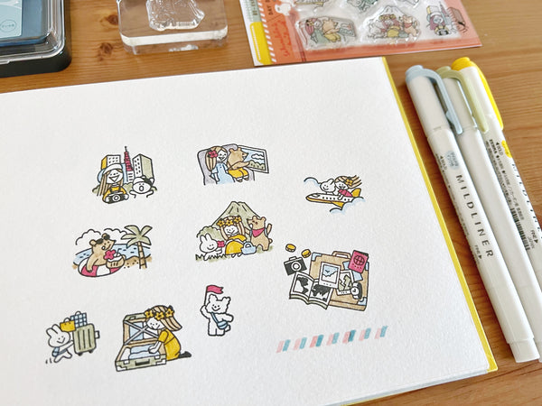 Sakuralala - 365 : Re-Explore | Clear Stamp Set Day By Day Series