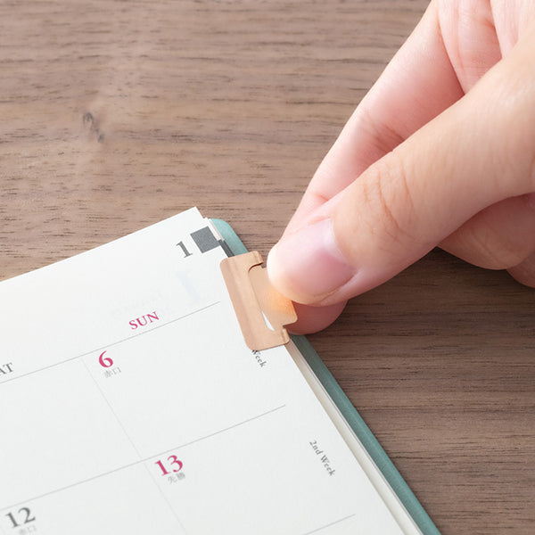 Midori Slim Index Clip - Copper