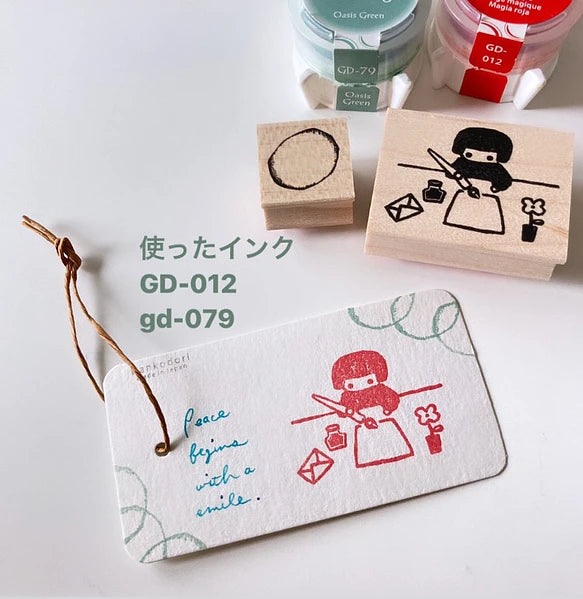 Hankodori はんこどり 0264 - Let's write a letter(Large)