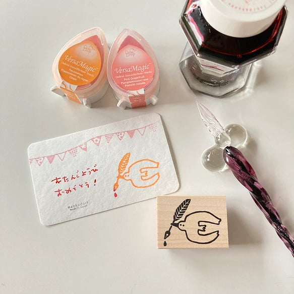 Hankodori はんこどり 0263 - Quill penand bird(Large)